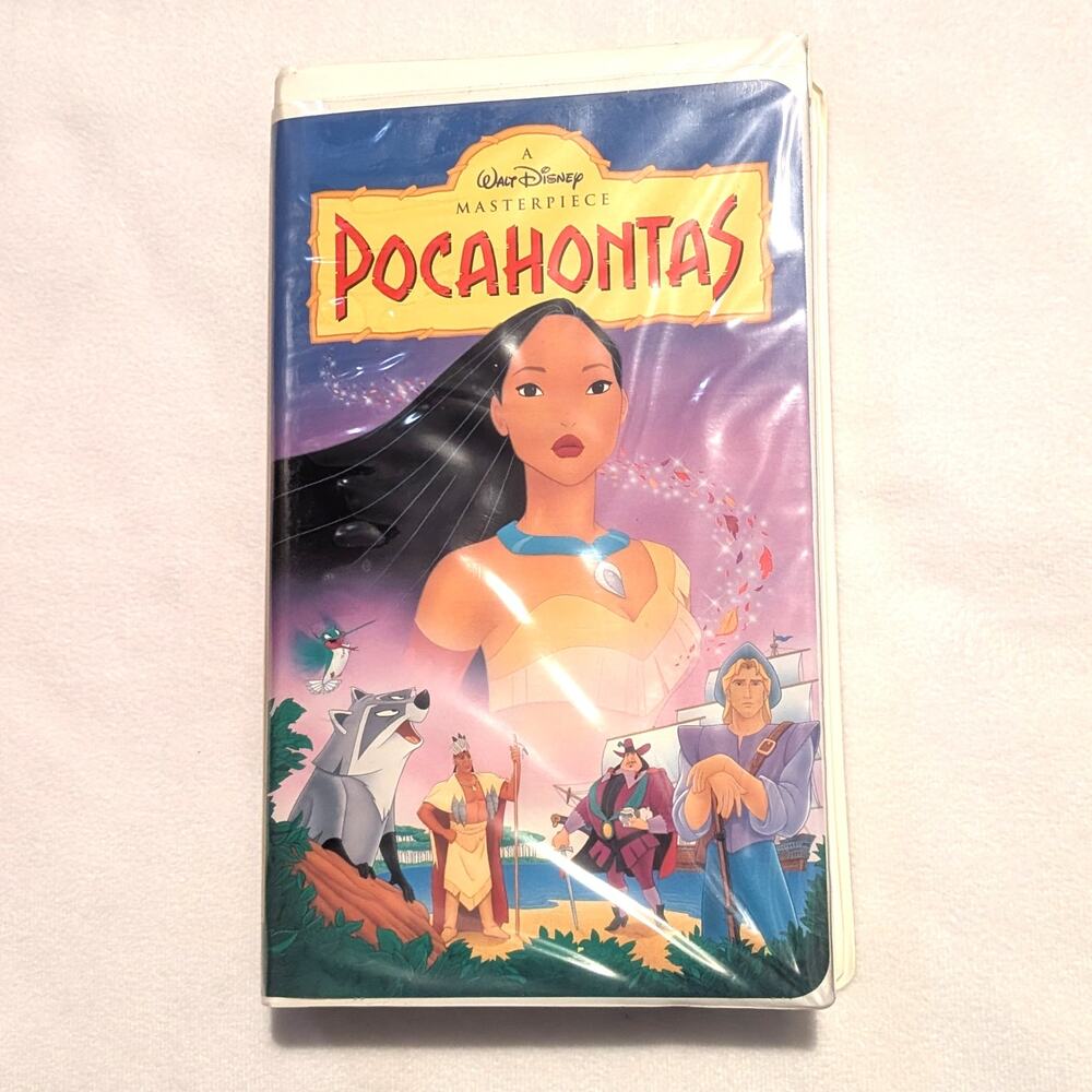 Disney's Pocahontas Vintage VHS Clamshell Movie Used